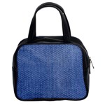 Blue Denim Classic Handbag (Two Sides)