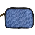 Blue Denim Digital Camera Leather Case