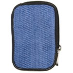 Blue Denim Compact Camera Leather Case