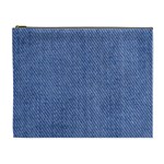 Blue Denim Cosmetic Bag (XL)