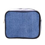 Blue Denim Mini Toiletries Bag (One Side)