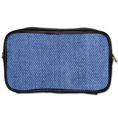 Blue Denim Toiletries Bag (Two Sides) from ArtsNow.com Front