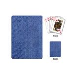 Blue Denim Playing Cards Single Design (Mini)