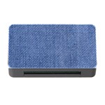 Blue Denim Memory Card Reader with CF