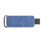 Blue Denim Portable USB Flash (Two Sides)