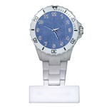 Blue Denim Plastic Nurses Watch