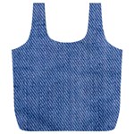 Blue Denim Full Print Recycle Bag (XXL)