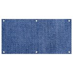 Blue Denim Banner and Sign 4  x 2 