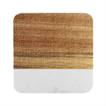 Blue Denim Marble Wood Coaster (Square)