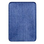 Blue Denim Rectangular Glass Fridge Magnet (4 pack)