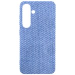 Blue Denim Samsung Galaxy S24 6.2 Inch Black TPU UV Case