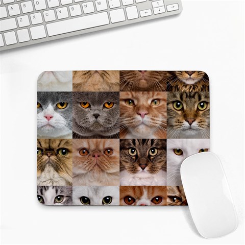 Breeds Of Cats Collage Small Mousepad from ArtsNow.com Front