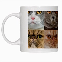 Breeds Of Cats Collage White Mug from ArtsNow.com Left