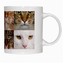 Breeds Of Cats Collage White Mug from ArtsNow.com Right