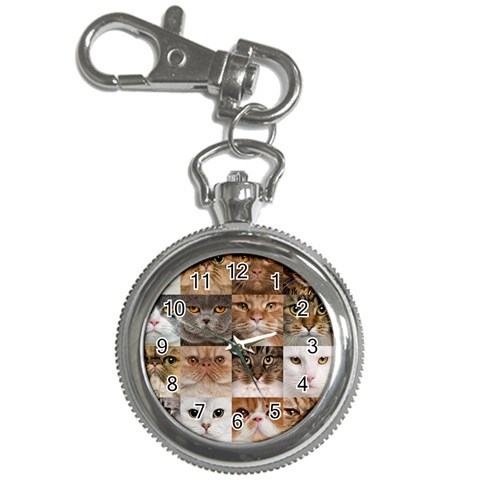 Breeds Of Cats Collage Key Chain Watches from ArtsNow.com Front