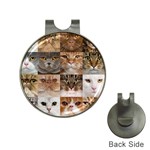 Breeds Of Cats Collage Hat Clips with Golf Markers