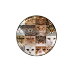 Breeds Of Cats Collage Hat Clip Ball Marker