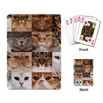 Breeds Of Cats Collage Playing Cards Single Design (Rectangle)