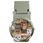 Breeds Of Cats Collage Money Clip Watches