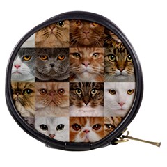 Breeds Of Cats Collage Mini Makeup Bag from ArtsNow.com Front