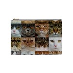 Breeds Of Cats Collage Cosmetic Bag (Medium)