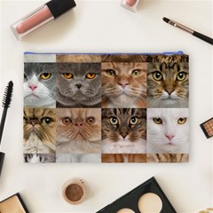 Breeds Of Cats Collage Cosmetic Bag (Large) from ArtsNow.com Back