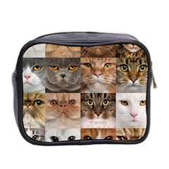 Breeds Of Cats Collage Mini Toiletries Bag (Two Sides) from ArtsNow.com Back