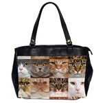 Breeds Of Cats Collage Oversize Office Handbag (2 Sides)