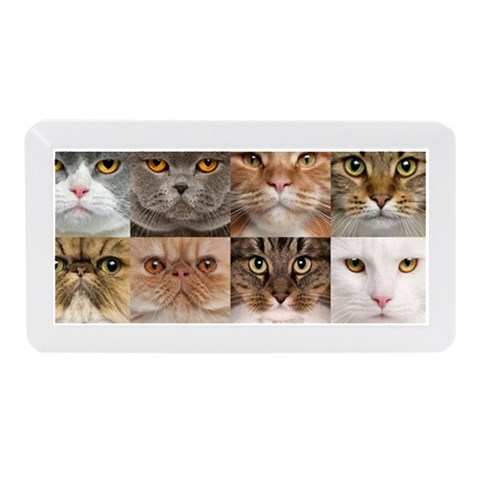 Breeds Of Cats Collage Memory Card Reader (Mini) from ArtsNow.com Front