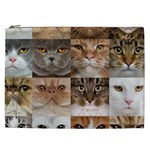 Breeds Of Cats Collage Cosmetic Bag (XXL)