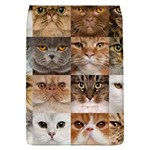 Breeds Of Cats Collage Removable Flap Cover (L)