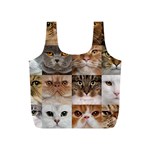 Breeds Of Cats Collage Full Print Recycle Bag (S)