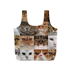 Breeds Of Cats Collage Full Print Recycle Bag (S) from ArtsNow.com Back