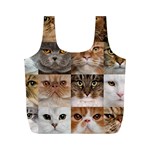 Breeds Of Cats Collage Full Print Recycle Bag (M)