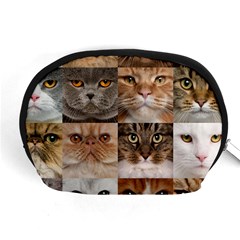 Breeds Of Cats Collage Accessory Pouch (Medium) from ArtsNow.com Front