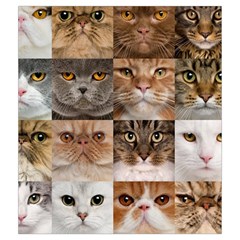 Breeds Of Cats Collage Drawstring Pouch (Medium) from ArtsNow.com Front