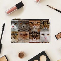 Breeds Of Cats Collage Cosmetic Bag (XS) from ArtsNow.com Front