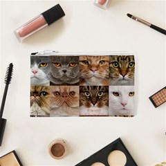 Breeds Of Cats Collage Cosmetic Bag (XS) from ArtsNow.com Front