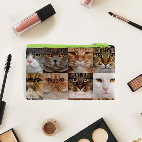 Breeds Of Cats Collage Cosmetic Bag (XS) from ArtsNow.com Back