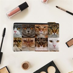 Breeds Of Cats Collage Cosmetic Bag (XS) from ArtsNow.com Back