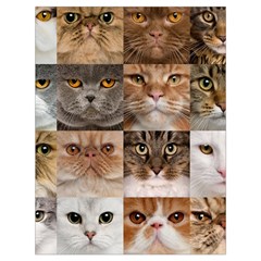 Breeds Of Cats Collage Drawstring Bag (Large) from ArtsNow.com Front