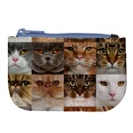 Breeds Of Cats Collage Large Coin Purse