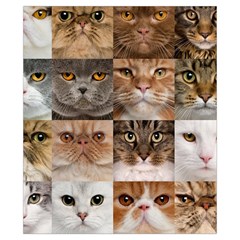 Breeds Of Cats Collage Drawstring Pouch (XS) from ArtsNow.com Front