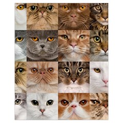 Breeds Of Cats Collage Drawstring Pouch (XL) from ArtsNow.com Front