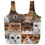 Breeds Of Cats Collage Full Print Recycle Bag (XXL)