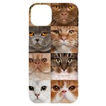 Breeds Of Cats Collage iPhone 14 Plus Black UV Print Case