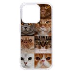 Breeds Of Cats Collage iPhone 14 Pro TPU UV Print Case