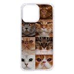 Breeds Of Cats Collage iPhone 14 Pro Max TPU UV Print Case