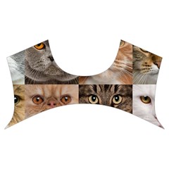 Breeds Of Cats Collage Women s Cut Out Long Sleeve T Front Top