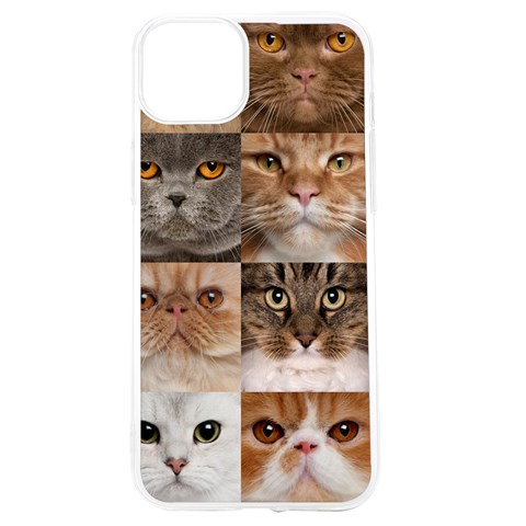 Breeds Of Cats Collage iPhone 15 TPU UV Print Case from ArtsNow.com Front